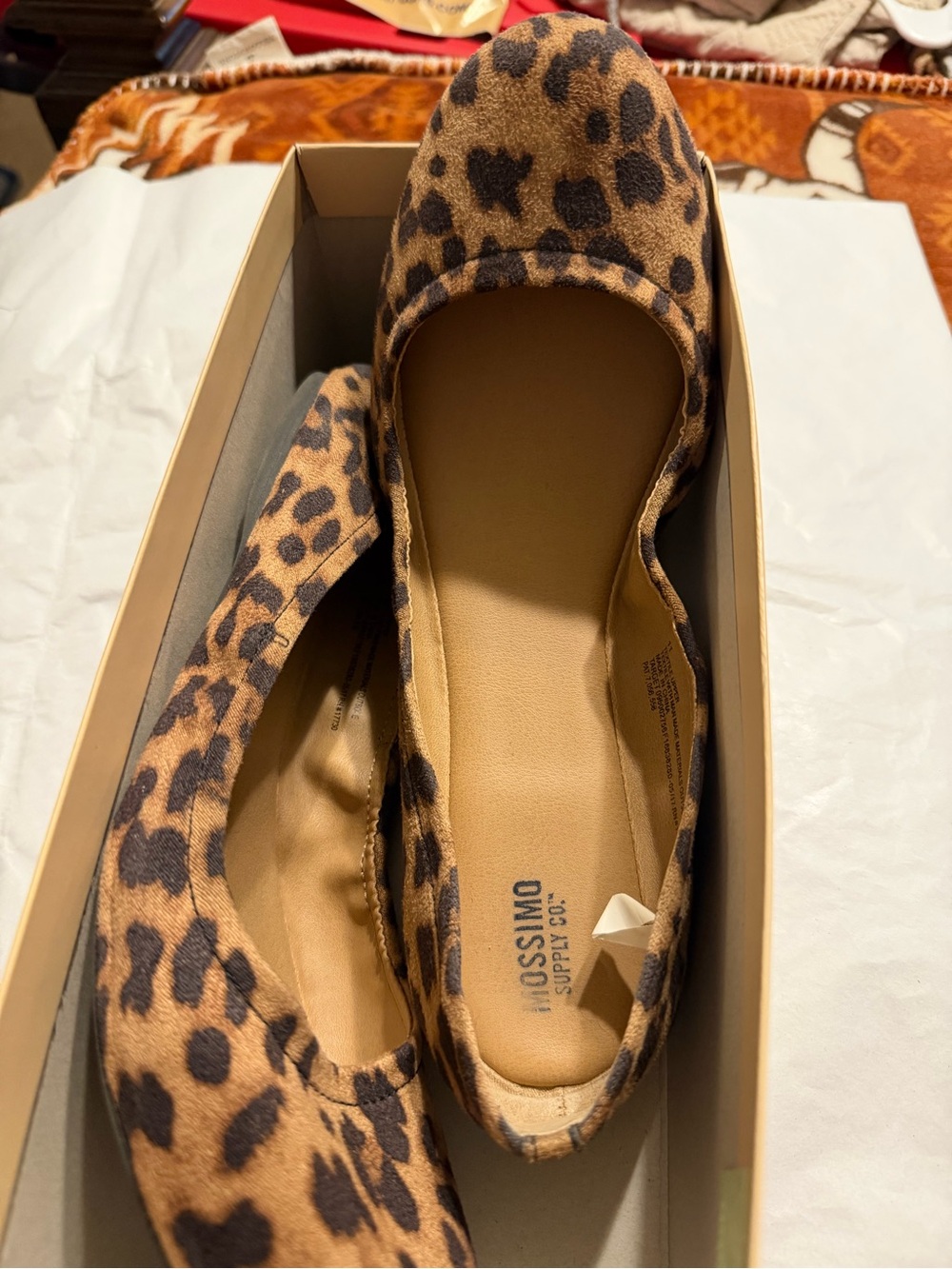 Mossimo Supply Co. Leopard Print Flats in Brown and Black size 11